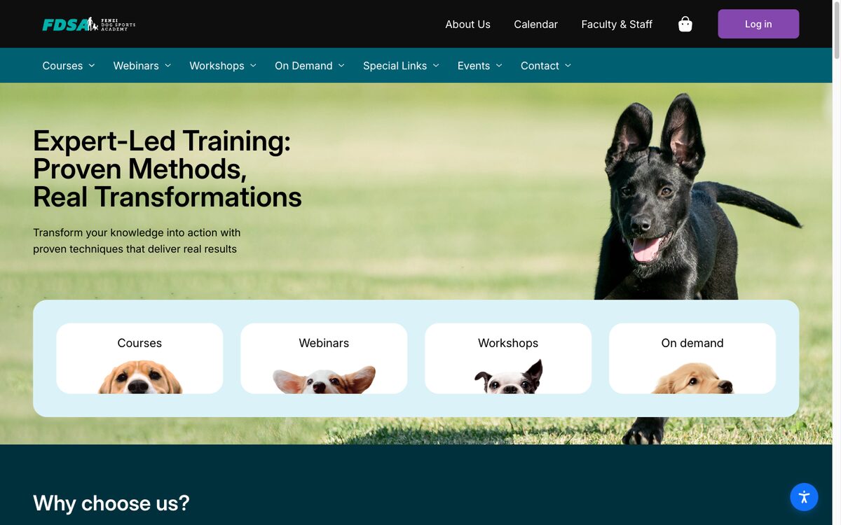 Fenzi Dog Sports Academy: expert-led dog training courses, webinars, and workshops